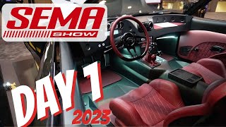 SEMA SHOW Day 1 Including interviews with Rides by Kam, Mike Goldman Customs PLUS MORE
