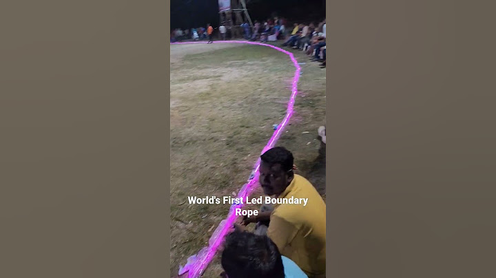 Led Light Cricket Boundary Rope #shorts