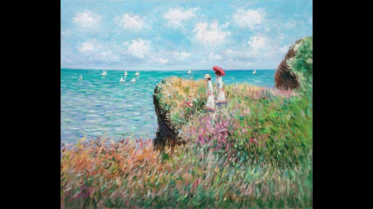 Моне моне моне песня ремикс. Клод моне. клод моне море в пурвиле. клод моне прогулка по скалам пурвиля. моне прогулка к утесу в пурвиле.