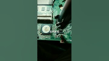 Replace Power capacitor "low" #laptoprepair #shorts #riperid