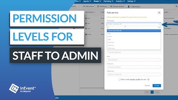 Create permission levels for users on InEvent | How to InEvent