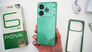 TECNO POVA 6 Pro 5G Unboxing, Hands-On & First Impressions! (Comet Green)