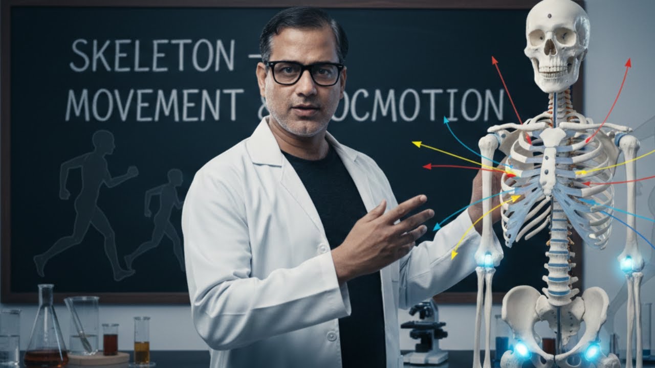 Skeleton - Movement and Locomotion | Skeleton ICSE Class 9 | 