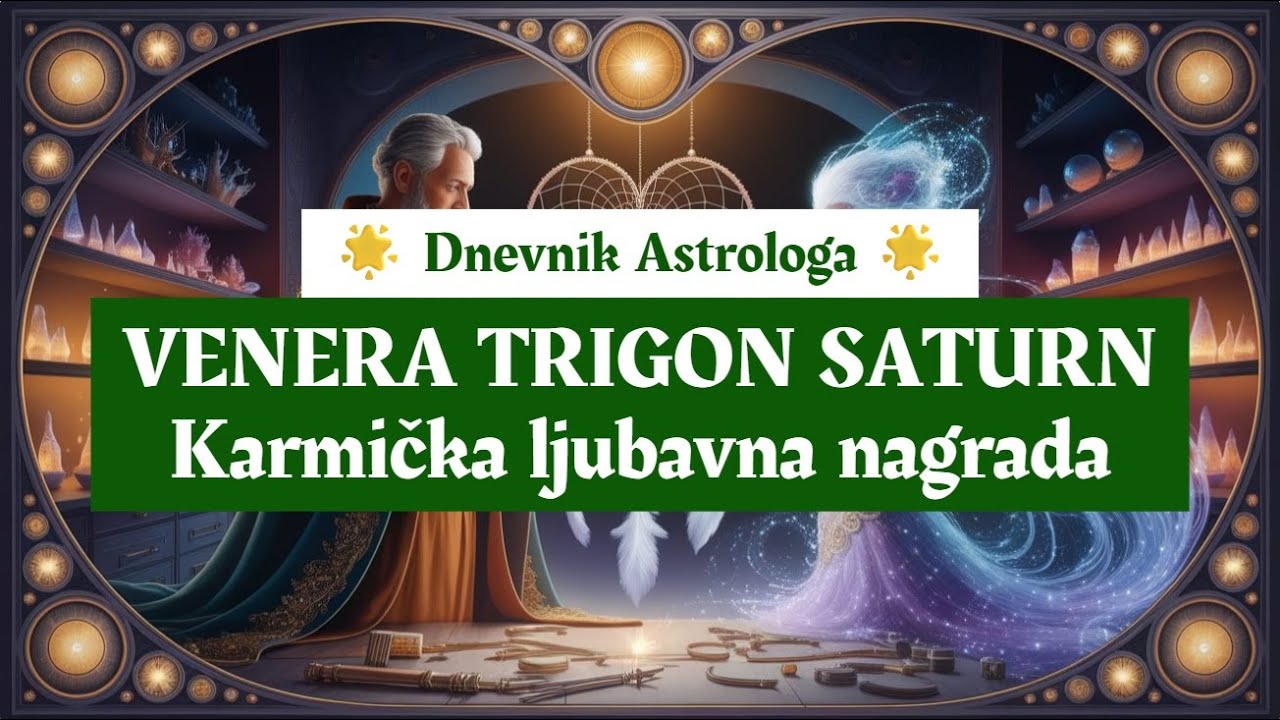 🪐❤️ 🔥 Karmička ljubavna nagrada 🪐❤️ 🔥 Venera trigon Saturn 🪐❤️ 🔥