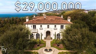 Touring a $29,000,000 Italian Inspired Mansion in CALIFORNIA
