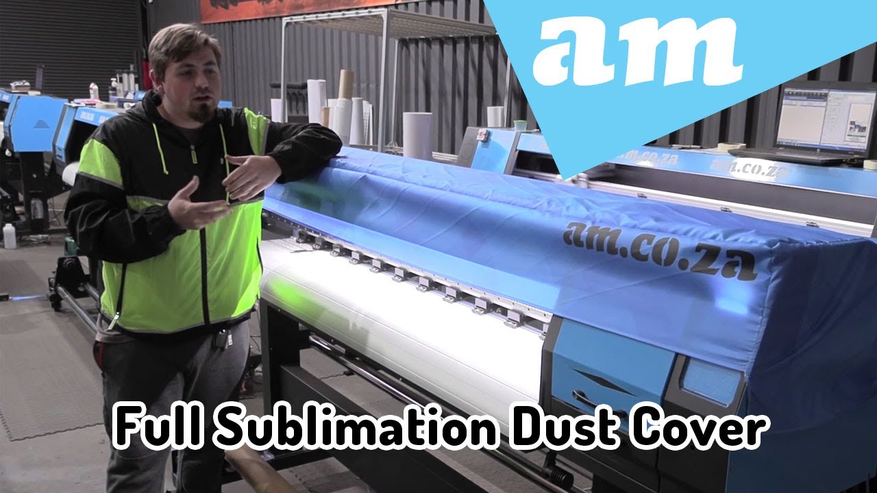 Full Coverage Colour Sublimation Printing Edge to Edge Dust Cover Full coverage colour sublimation printing edge to edge dust cover
