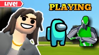 PLAYING ROCKET ROYALE, 1V1.LOL AND AMONG US!