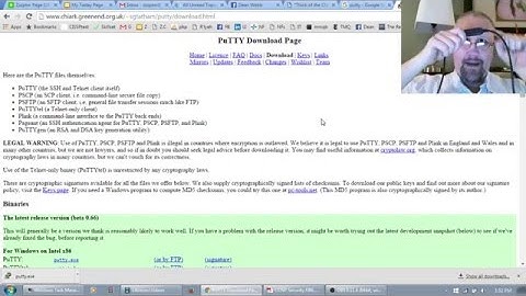 Console Cables and Starting PuTTY