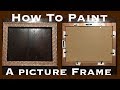 How to Spray Paint a Picture Frame | DIY