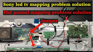 Sony led mapping problem Solution || SONY KLV-40R562C COLOR PROBLEM