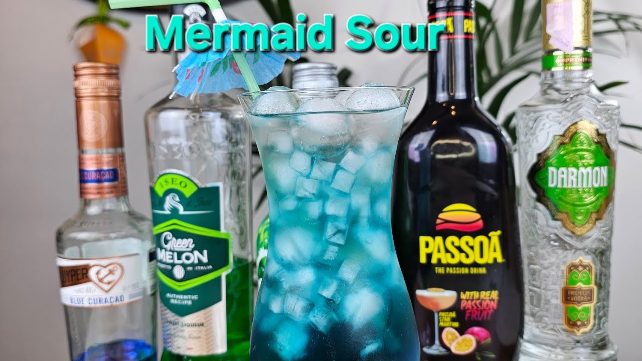Mermaid Sour cocktail recipe 