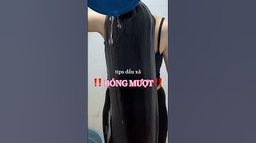 TIPS dùng DẦU XẢ BÓNG MƯỢT✨ #khoxo #chengon #hairtips #thiennhien #thuyhaircare #shortvideo