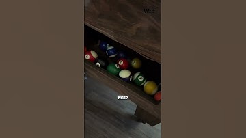 Track System Inside Pool Tables #shorts