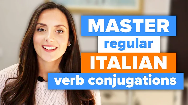 Master Regular Italian Verb Conjugations (present tense)