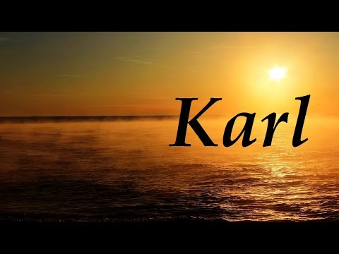 Vídeo: El Significado Del Nombre Karl