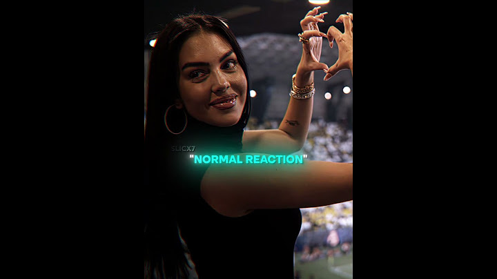 Georgina Reacts to Ronaldo 😂