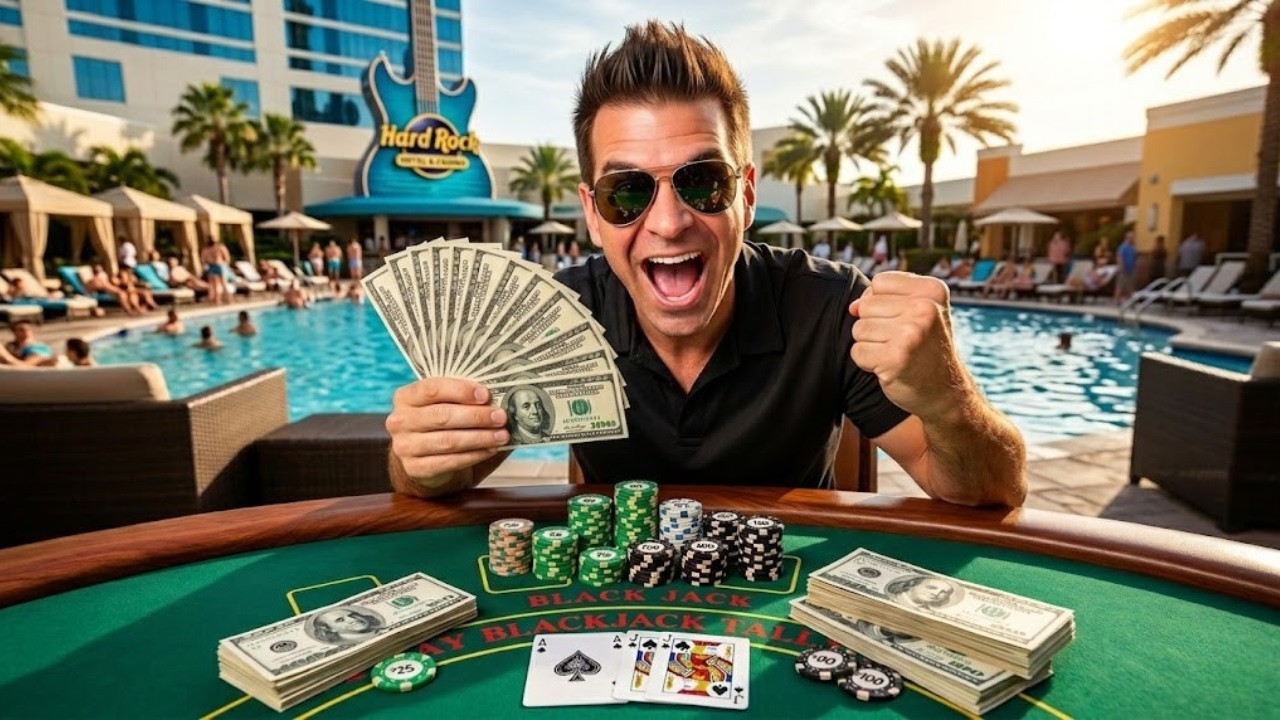 I Played Blackjack At A Beach Club!