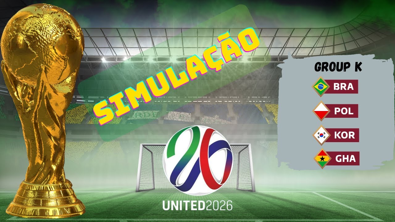 COPA DO MUNDO 2026 - SIMULANDO A FASE DE GRUPOS! #1 