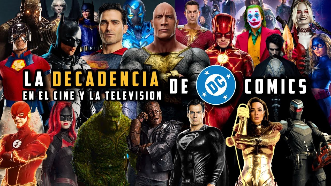 La DECADENCIA de las PELÍCULAS y SERIES de DC COMICS