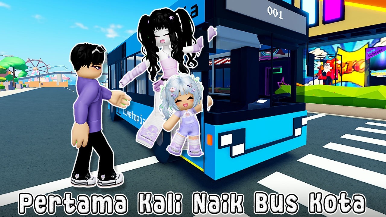 BIBI BARU PERTAMA NAIK BUS KOTA, DITEMENIN MAMI & PAPI | RP KELUARGA ...