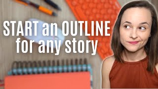 the EASIEST way to outline a story | how to outline a novel | why writers struggle with outlining