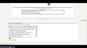 A wiki - Conditional chains