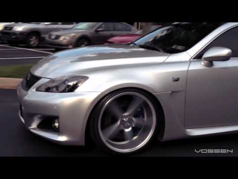 Lexus ISF on 20 Vossen