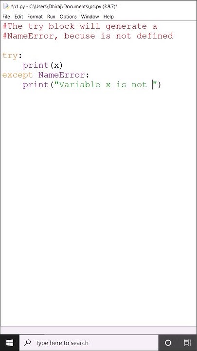 Python Tutorial: Using Try/Except Blocks for Error Handling ...