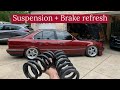 Making the turbo E34 ride and stop better : Suspension and Brakes