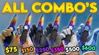 ALL Skeleton Marble Fade GLOVE COMBO'S