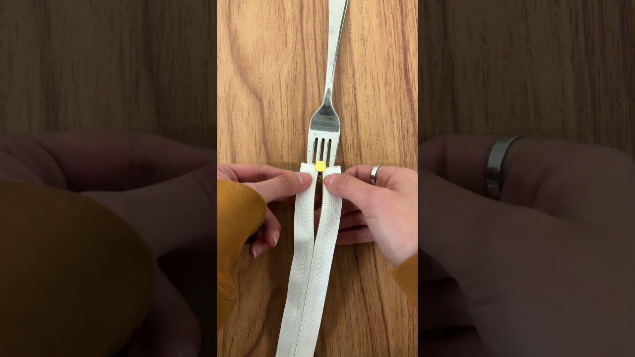 Using A Fork To Install Zipper Pull