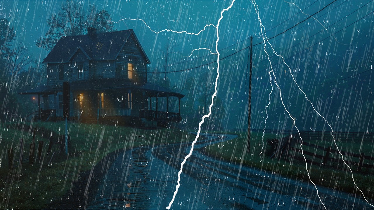 Duerme Profundamente en 2 Minutos con Lluvia y Truenos – Ruido Blanco ...