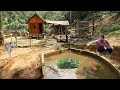 Immerse yourself in the rhythm of nature. Taking care of fish and building an outdoor toilet-Ep.37