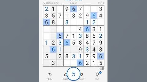 Sudoku Free Classic Puzzles Mobile | Daily Challenge December 7, 2022