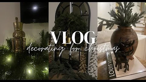 decorating my house for christmas :)