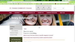 Finding Scholarly Sources