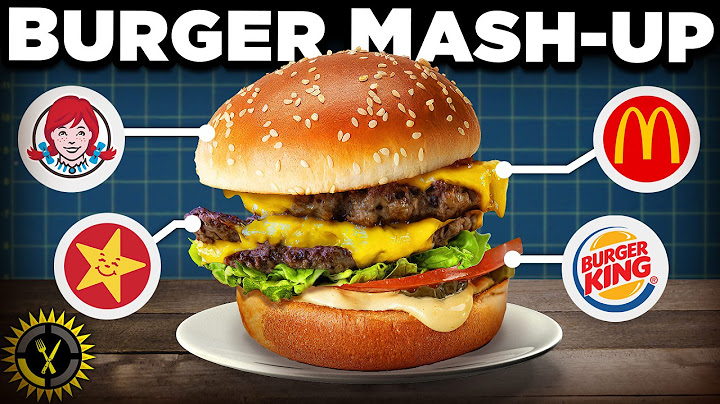Food Theory: I Combined EVERY Fast Food Burger in America