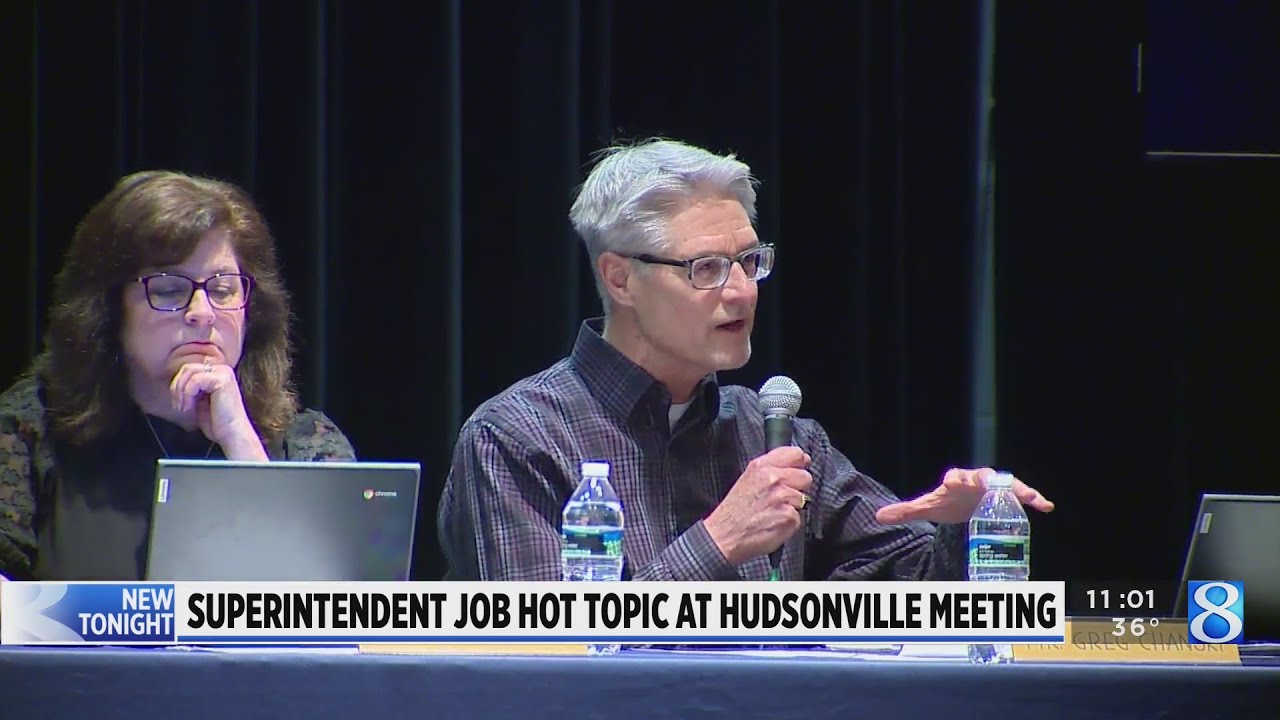 Superintendent job hot topic at Hudsonville meeting YouTube
