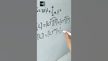 Dimensions of second equation of motion #viral #shortvideo #physicshelp