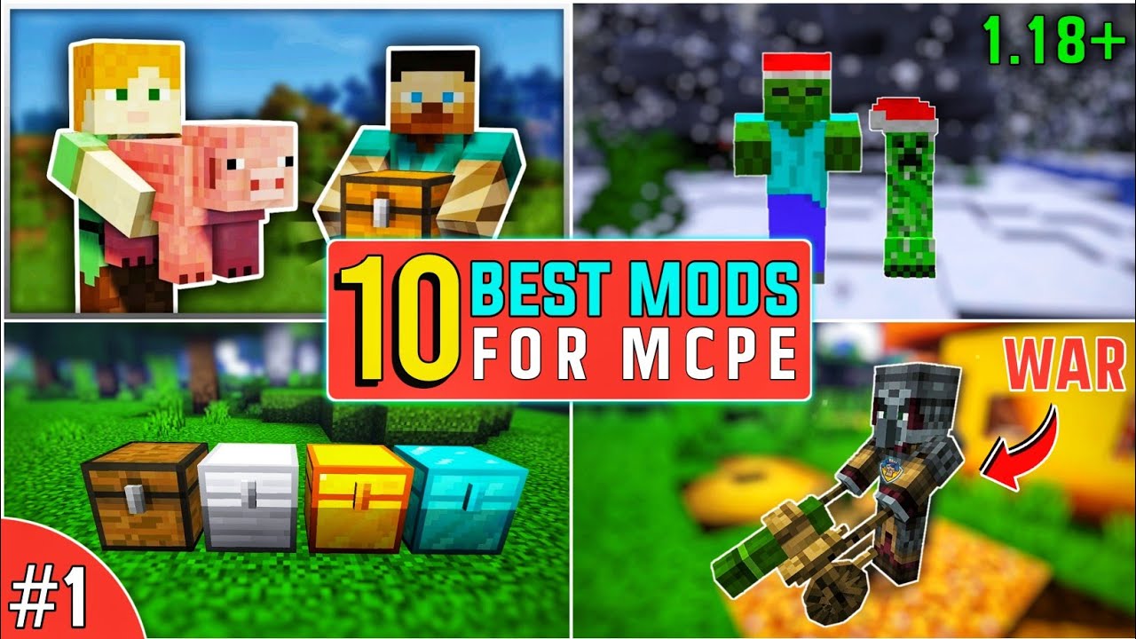 10 BEST Minecraft Mods For Minecraft (Top 10 Minecraft Mods) 