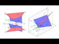 Пересечение плоскостей (треугольника и четырёхугольника)