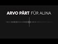 Arvo prt  fr alina  coversart