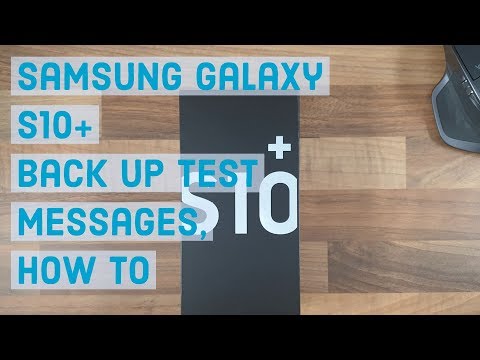 Back up text Messages, How to | Samsung Galaxy S10 Plus