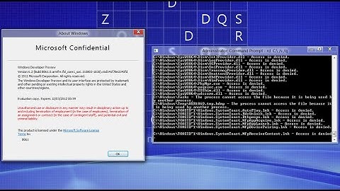 Windows 8 Build 8061 を破壊しています!