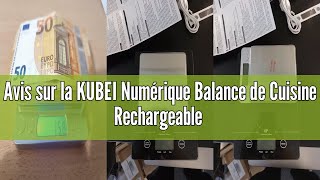 Avis Sur La Kubei Numérique Balance De Cuisine Rechargeable Par Usb 3Kg0.1G Pâtisserie, Précision P