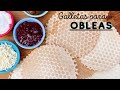 Receta galletas para obleas