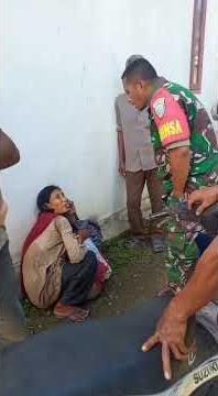 pak tentara marahin maling anak,di tangkap di sibreh #shorts