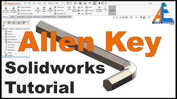 Allen key in solidworks | how to make 3D model of allen key in solidworks | allen key in solidworks