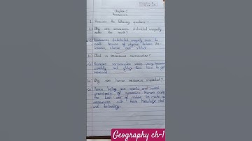 class- 8 Geography chapter- 1 Q/A #notes 📝
