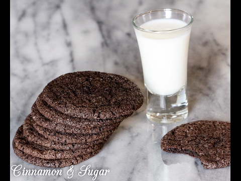 Crispy Thin Chocolate Cookies